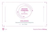 DESIGN THINKING - Telekom Stiftung · Design Thinking vermittelt die genannten Kompetenzen auf eine spielerische, erforschende Art, bei der der Mensch und seine Bedürfnisse im Fokus