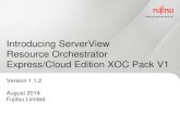 Introducing ServerView Resource Orchestrator Express/Cloud ... · ServerView ROR Cloud Edition XOC Pack V1 • Integrated monitoring of a virtualized collection of virtual servers