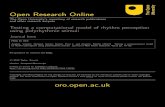 Testing a Computational Model of Rhythm Perception Using ... · model can account for polyrhythm perception based on tapping behaviours reported in existing empirical studies (Handel