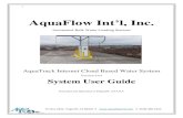 AquaFlow Int l, Inc. Internet Cloud Based Syst… · 1 PO Box 2841, Flagstaff, AZ 86003 (928) 380-6164 AquaFlow Int’l, Inc. Automated Bulk Water Loading Stations AquaTrack Internet