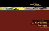 EDUCATIONAL PROGRAMME Training Courses€¦ · 1.1 IIW-Training Courses for Personnel with Responsibility for Welding Coordination..... 9 1.2 IIW-Training Course International Welding