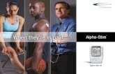 When they’re in pain -  · The Alpha-Stim M is a device that provides Microcurrent Electrical Therapy (MET)*. It features a patented waveform—the basis for Alpha-Stim technology—to