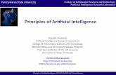 Principles*of*Ar.ﬁcial*Intelligence* · PennsylvaniaState*University* **** College of Information Sciences and Technology Artificial Intelligence Research Laboratory Principles*of*Ar.ﬁcial*Intelligence*