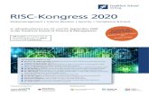 RISC-Kongress 2020 - Frankfurt School Verlag€¦ · RISC-Kongress 2020 Risikomanagement | Interne Revision | Security | Compliance & Fraud CPE Credits: Der Kongress wird als Weiterbildungsaktivität