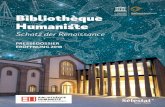 Bibliothèque Humaniste · Bibliothèque Humaniste in Sélestat : Nach vierjähriger Neugestaltung wieder geöffnet Eröffnungswochenende am 23. und 24. Juni mit freiem Eintritt
