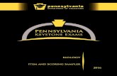 Keystone Exams - Pennsylvania Department of Education and... · Pennsylvania Keystone Biology Item and Scoring Sampler 2016 2 Keystone Biology Sampler Information About Biology Depth