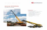 Grove RT9150E - Sarens · Grove RT9150E Product Guide Features • 135 t (150 USt) capacity • 12,9 m - 60,0 m (42 ft - 197 ft) six-section, full power boom • 11 m -18 m (36 ft