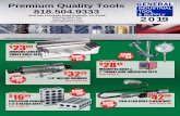 Premium Quality Tools 818.504 · VE VE UP TO 0 % UP TO 55 % VE R 30 % VE R 25 % VE UP TO 30 % Premium Quality Tools 7649 San Fernando Road Burbank, CA 91505 818-504-9311 fax