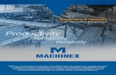 Experience Results - Machinex€¦ · This mesh belt conveyor, equipped with fans, will remove paper and film from the container stream. Steel mesh belt Individually adjustable speed