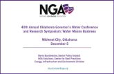 2019 GWC Bevin Buchheister · Systems (PWS) using surface water. established numerical cyanotoxin thresholds to determine when a public health advisory will be issued for detection