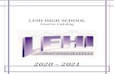 LEHI CourseDescription 2020 - 2021 · 2 Table of Contents Graduation Requirements . ..... 3