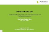 Mobile GaitLab - medtechradarmedtech-radar.com/fileadmin/medtechradar/Logos/Portabiles_HCT_… · Mobile GaitLab MedTech Radar Live 05. Juni 2019 Ralph Steidl, CEO Portabiles HealthCare
