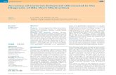 Accuracy of Contrast-Enhanced Ultrasound in the Diagnosis ...€¦ · Ori ticle E13 Fontn FJP et al. Accuracy of Contrast-Enhanced Ultrasound… Ultrasound International Open 2015;
