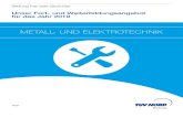 METALL- UND ELEKTROTECHNIK - TUEV NORD€¦ · SIMATIC – WinCC Flexible 2008 Vom SIMATIC-Manager zum TIA-Portal CNC- und Metalltechnik Prüfungsvorbereitung – CNC für Metallberufe
