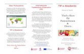 Thal e-Kurs für PatientInnen Eltern · PDF file PatientInnen aktiv an Entscheidungen beteiligen Keine Entscheidungen fu¨r uns, und ohne uns! Eine globale gemeinnützige, nichtstaatliche