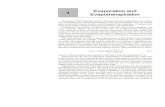 4 Evaporation and Evapotranspiration ed chp 4.pdf · Evaporation and Evapotranspiration Two phases of the hydrologic cycle of particular interest in agriculture are evapora-tion and