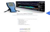Rev 2.4 Aaronia SPECTRAN€¦ · 3000mAh Akku) prädestiniert die Aaronia Spectrum Analyzer hierbei speziell für den mobilen Einsatz. Anwendungsgebiete Messung an einer Baugruppe
