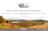 ODR a resource center for policy assessmentenrd.ec.europa.eu/sites/enrd/files/gpw-04_2-1_france_cahuzac.pdf · Eric Cahuzac (ODR) “Targeted data management for evidence based evaluation