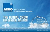 THE GLOBAL SHOW - AERO Friedrichshafen€¦ · April 5 – 8, 2017 Friedrichshafen | Germany THE GLOBAL SHOW FOR GENERAL AVIATION EDNY: N 47 40.3 E 009 30.7 . 25th Anniversary Happy