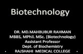 Biotechnology - rmc.gov.bdrmc.gov.bd/notice_panel/upload_notices/Recombinant_DNA.pdf · Biotechnology was achieved in the Convention on Biological Diversity (1992) – "any technological