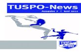 TUSPO-News€¦ · Editorial Liebe Mitglieder, verehrte Leserinnen und Leser, Sechs Monate mit sportlichen Höhen und auch Tiefen für den TUSPO. Während die einen feierten, gingen