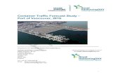 Container Traffic Forecast Study Port of Vancouver, 2016€¦ · SPP super-post-Panamax (crane outreach more than 18 rows) sq.m square metres T terminal t tonnes TEU twenty foot equivalent