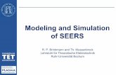 Modeling and Simulation of SEERS · Analogy: Pendulum Lumped model: Only a simple oscillation pattern possible 5 10 15 20 25-0.4-0.2 0.2 0.4 5 10 15 20 25-0.4-0.2 0.2 0.4 Velocity