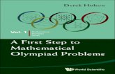 Mathematical Olympiad · PDF file Mathematical Olympiad Problems NEW JERSEY • LONDON • SINGAPORE • BEIJING • SHANGHAI • HONG KONG • TAIPEI • CHENNAI. Published by World