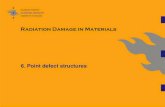 Radiation Damage in Materials - Helsingin yliopistoknordlun/stralningsskador/str_skador6.pdf · Radiation damage 2020 –Kai Nordlund 14 Interstitial atoms in silicon In silicon life