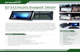 DT311Series Rugged Tablet - rugged- von CONCEPT · PDF file DT311Series Rugged Tablet Slim, Rugged, Multi-functional Wireless Computing Applications Features • Government/ Military
