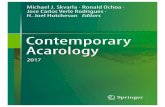 Contemporary Acarology - ARUN RAMAIAH€¦ · Acarology 2017. Chapter 1 Use of the Ion Torrent PGM for Determining the Genomic Sequences of Francisella and Coxiella-Like Endosymbionts