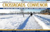 crossroads convenorFeBrUarY 2017 deLIvered MonTHLY To ...€¦ · nominating, don’t forget to nominate your snow angel. There are many of them in Crossroads, I have seen them. Don’t