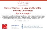 Cancer’Control’in’Low’and’Middle0 Income’Countries ...€¦ · Cancer’Control’in’Low’and’Middle0 Income’Countries: ’ Keymessages’ Hellen’Gelband’*,’Rengaswamy’Sankaranarayanan’*,’Cindy’L.’Gauvreau