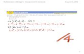 Multiplication of Integers - Assignment #2.notebook€¦ · Multiplication of Integers Assignment #2.notebook 3 August 30, 2016 2 Use models to represent the multiplication of integers