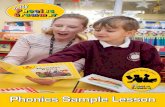 Phonics Sample Lesson - Jolly Phonics in Melbourne€¦ · 1. Jolly Phonics Teacher’s and Pupil Books • Extensive teacher’s guide containing detailed notes and daily lesson