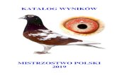 MISTRZOSTWO POLSKI 2019 - oddzial.com0445.oddzial.com/files/14/2019_231119_182527.pdf · 2. przodownik Skowronski Janusz VI Kalisz Kalisz 35 1 878,53 3. przodownik Kaciczak Mariusz