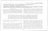 Similarity Transformation and Least Squares€¦ · Similarity Transformation and east Squares Parameters based on the space-time formulation of special relativity are indis- tinguishable