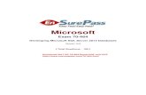 Microsoft€¦ · s@lm@n Microsoft Exam 70-464 Developing Microsoft SQL Server 2012 Databases Version: 16.0 [ Total Questions: 189 ] Download 2017 EP 70-464 Dump PDF and VCE