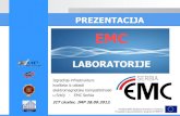 EMC - ict-net.com€¦ · •vrednost opreme i gradjevinskih radova: 600.000 evra •izgradnja opremljene EMC laboratorije •povećanje nivoa konkurentnosti industrije. Projekat