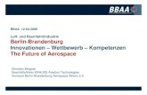 Luft- und Raumfahrtindustrie Berlin-Brandenburg ...iovg.cumed-fileserver.de/31/31_eroeffnungsreferat2.pdf · -Luftverkehr and Logistik-F+E-Planung & Beratung-Engineering und Testing-Software