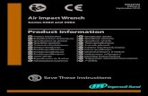 Product Information Manual, Air Impact Wrench, Series 5980 ... · Refer all communications to the nearest Ingersoll Rand Offi ce or Distributor. 03532124_ed8 ES-1 ES Información