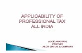 Professional Tax ppt.ppt - Voice of CA€¦ · Kerala, Karnataka, and Tamil Nadu have empowered their municipal bodies to collect professional tax while Maharashtra, Madhya Pradesh
