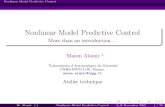 Nonlinear Model Predictive Controlchemori/Temp/Rihab/Atelier_NMPC.pdf · Nonlinear Model Predictive Control Regardless of the control strategy being used, the following keywords has