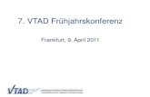 7. VTAD Frühjahrskonferenz · •Elliott Wave •Momentum •Zyklik •Intermarket 7. VTAD Frühjahrskonferenz Frankfurt, 09. April 2011 Dietrich Denkhaus. Dow Jones - Prognosen