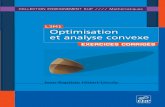 Optimisation et analyse convexe - WebSelf · Le recueil d’exercices et problèmes corrigés que nous proposons ici concerne les domaines des Mathématiques répertoriées sous les