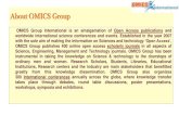 About OMICS Group · ordinary men and women. Research Scholars, Students, Libraries, Educational Institutions, Research centers and the industry are main stakeholders that benefitted