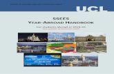 SSEES YEAR-ABROAD HANDBOOK - UCL · (i.e. the version posted on Moodle). The date of the handbook is given on its front cover. The current version was last updated on 14 November