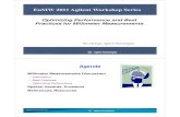 EuMW 2011 Agilent Workshop Series - keysight.com€¦ · Alignment: Frequent Self Adjustment – Automatic adjustment compensates for temperature, drift, aging – Alignment can affect