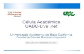 Célula Académica UABC-Liveilluminatus.bizhat.com/uabc-live.net/sesion1.pdf · 9Una Célula Académicaes una comunidad de estudio formado por alumnos y profesores, unidos por el