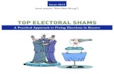TOP ELECTORAL SHAMS - d4d-ks.orgd4d-ks.org/wp-content/uploads/2013/05/Top-Electoral-Shams-ENG.pdf · 6 The approach uses the medical analogy. Most Kosovars go to see the doctor too